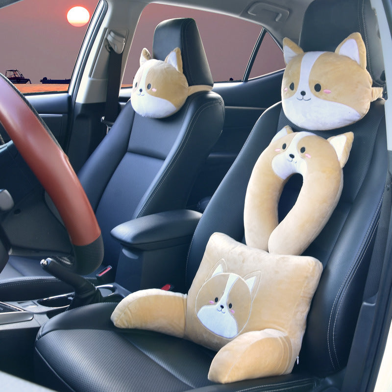 Corgi Plush Car Comfort Pillows | Corgi Gifts | The Corgi Shop