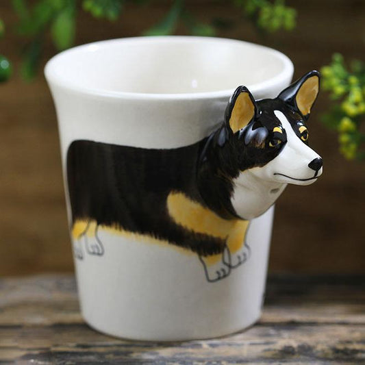 3D Corgi Ceramic Mug | Corgi Gifts | The Corgi Shop